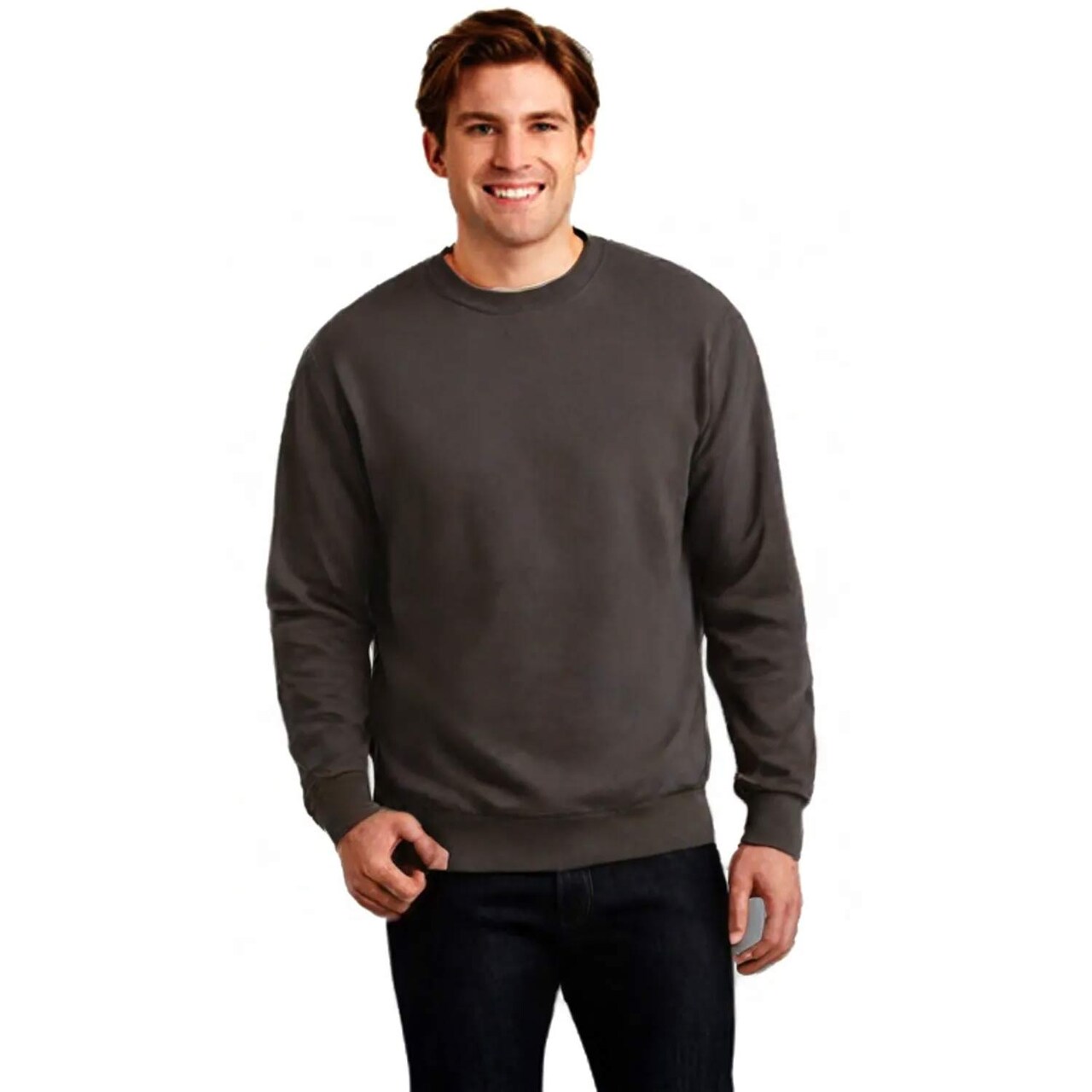 Gildan® Gildan Crewneck Long Sleeve Sweatshirt, Blank Heavy Blend Fleece Pullover